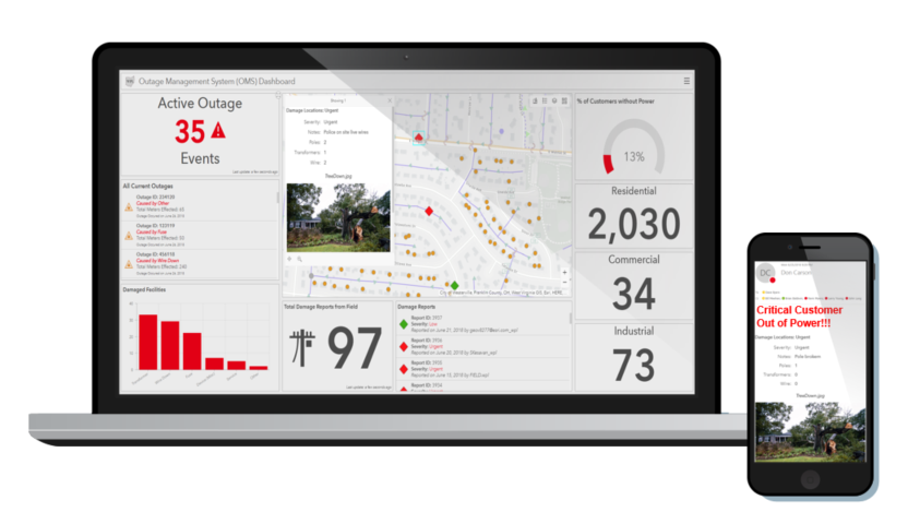 Real-time Outages Dashboard